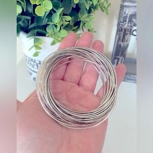 Silpada Silver Bangle Bracelet Set